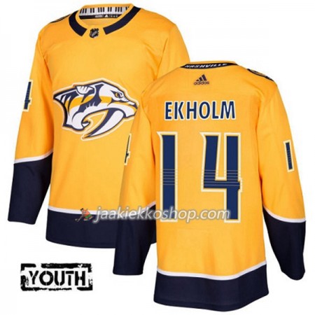 Lapsille NHL Nashville Predators Pelipaita Mattias Ekholm 14 Adidas 2017-2018 Kulta Authentic